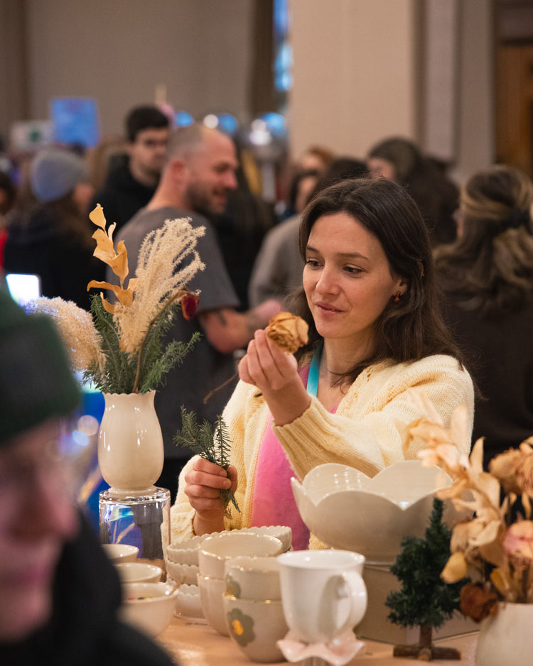 Vase des fêtes 3 fois par jour - Goye artiste céramiste