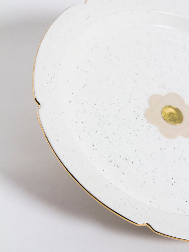 Assiette Mariette picotée - Goye artiste céramiste