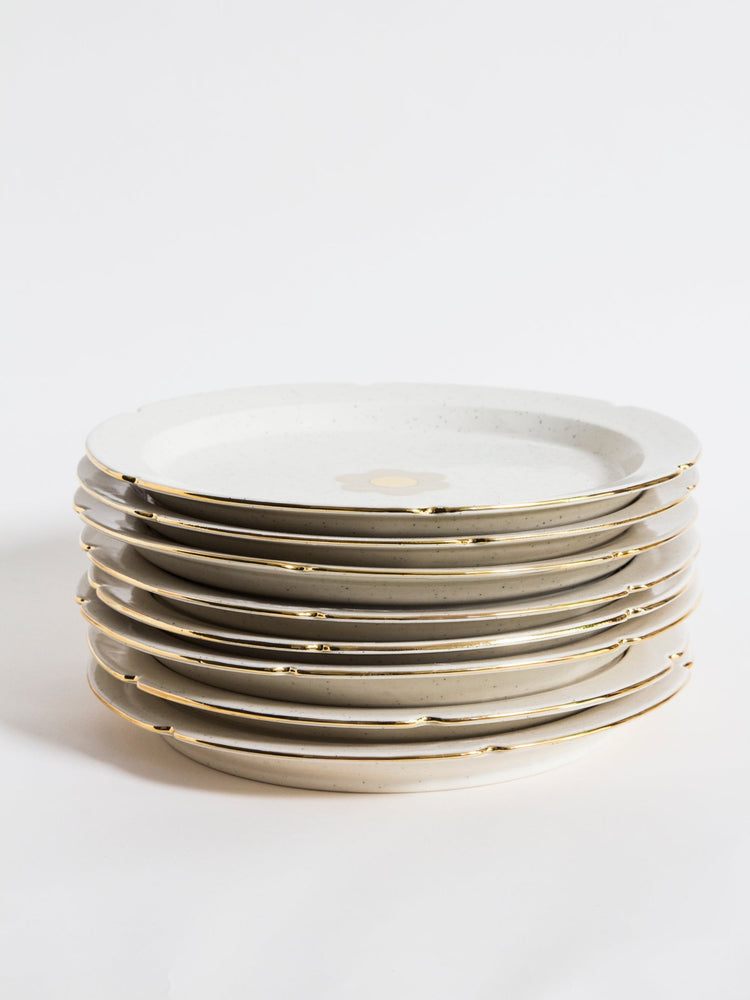 Assiette Mariette picotée - Goye artiste céramiste