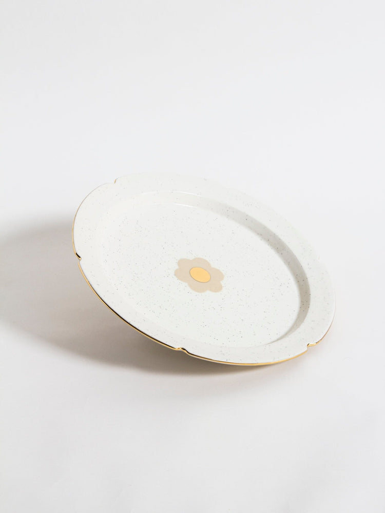 Assiette Mariette picotée - Goye artiste céramiste