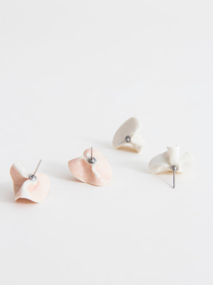 Boucles d’oreilles fleurs - Goye artiste céramiste