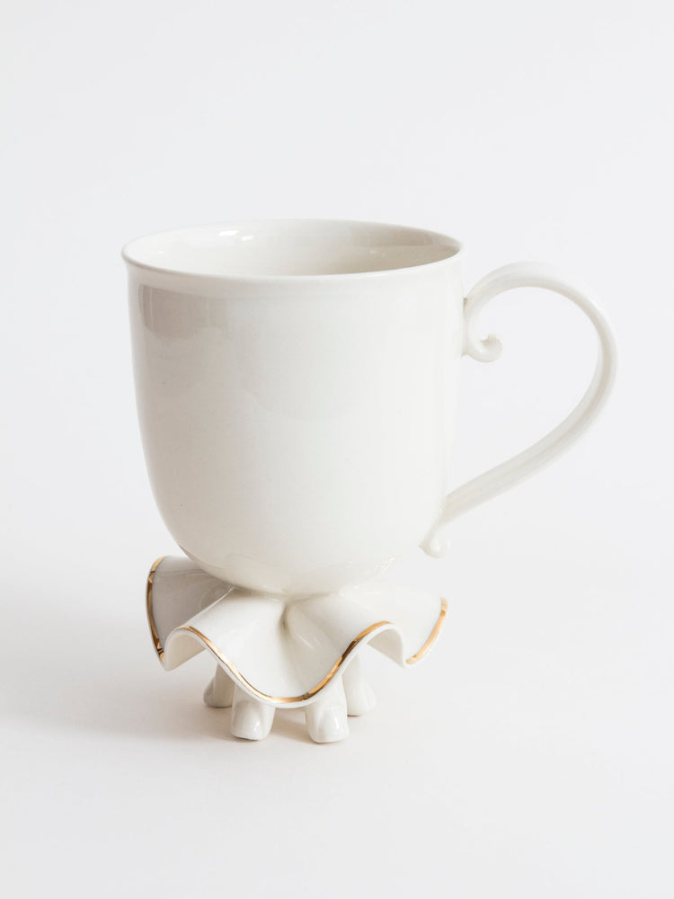 Tasse Ballerine dorée - Goye artiste céramiste