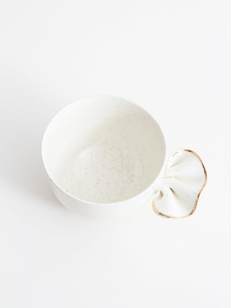Petit bol avec froufrou doré - Goye artiste céramiste