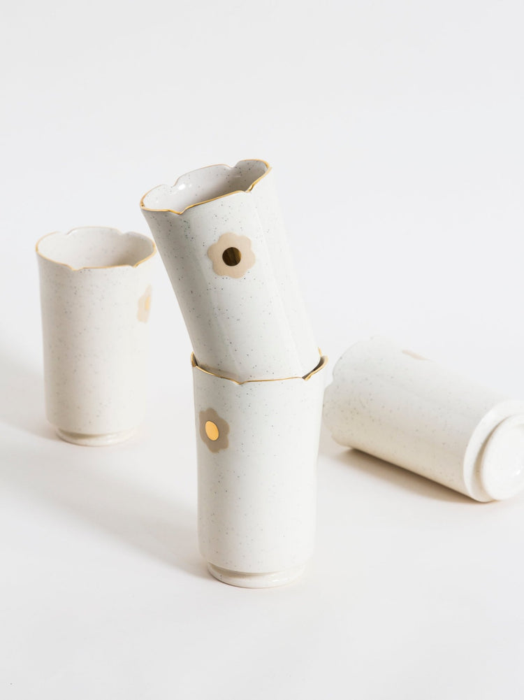 Gobelet Mariette picoté - Goye artiste céramiste