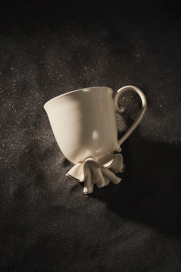 Tasse Ballerine dorée - Goye artiste céramiste