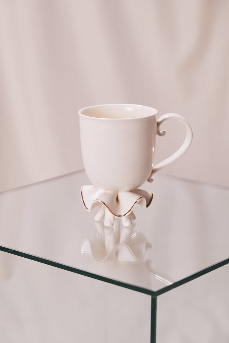 Tasse Ballerine dorée - Goye artiste céramiste