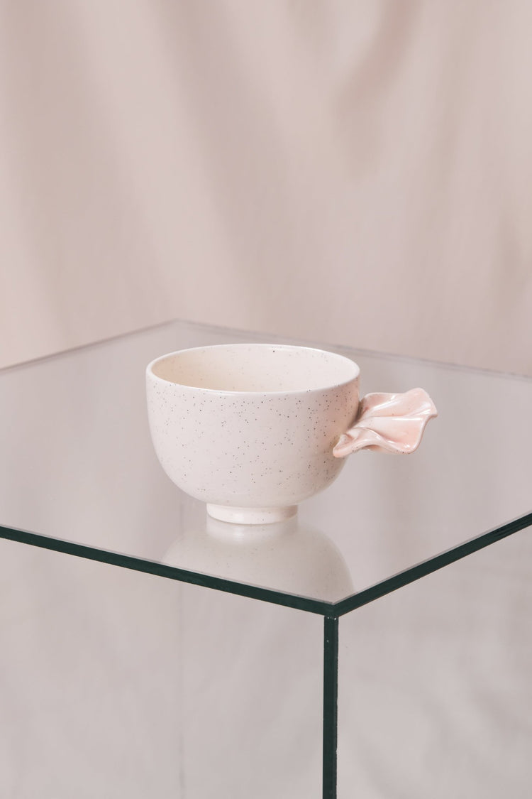 Petit bol avec froufrou rose - Goye artiste céramiste