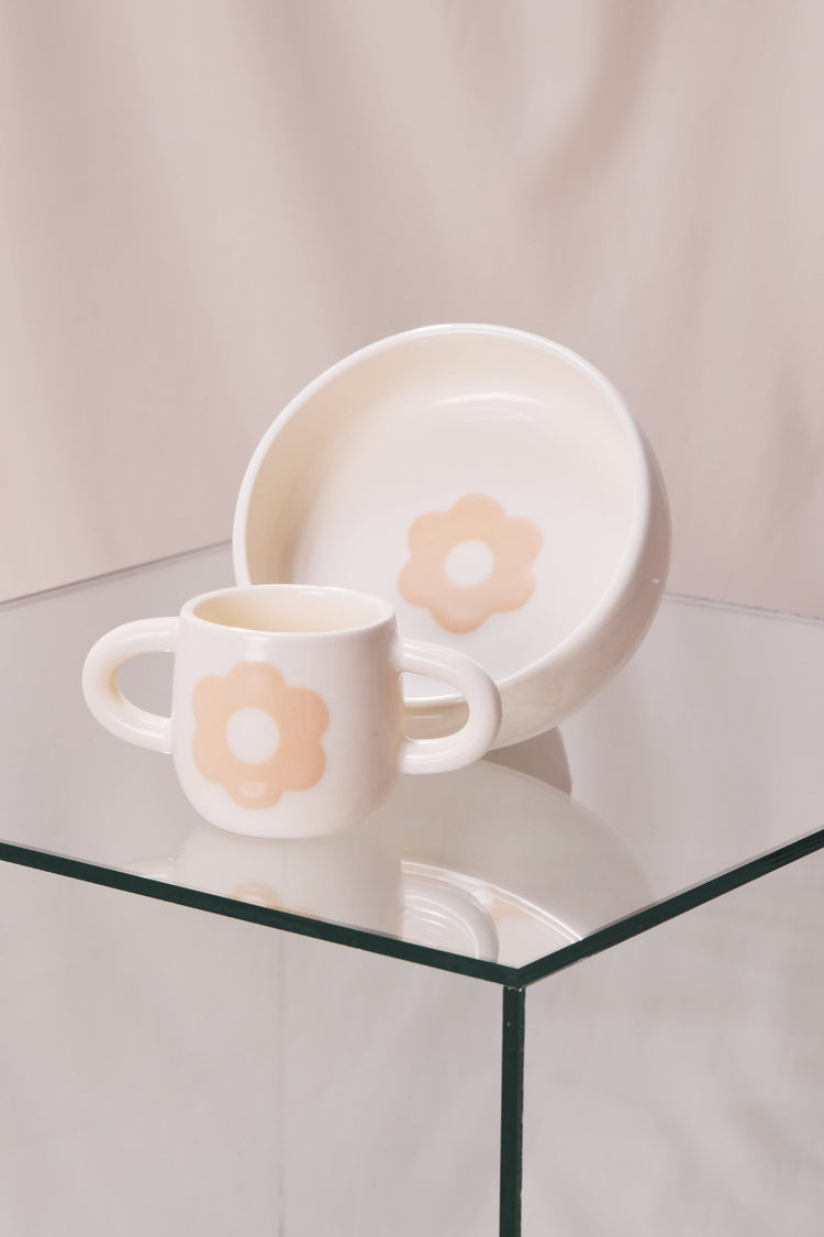 Ensemble tasse et bol pour enfant - Goye artiste céramiste