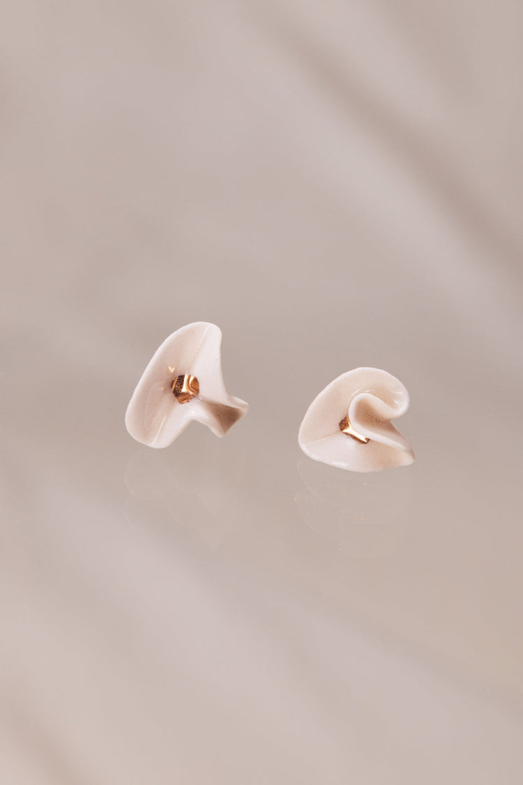 Boucles d’oreilles fleurs - Goye artiste céramiste