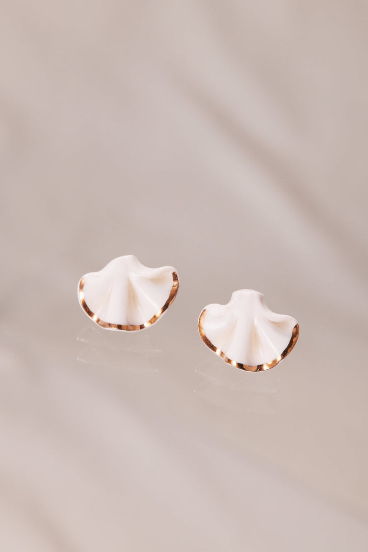 Boucles d’oreilles froufrous - Goye artiste céramiste