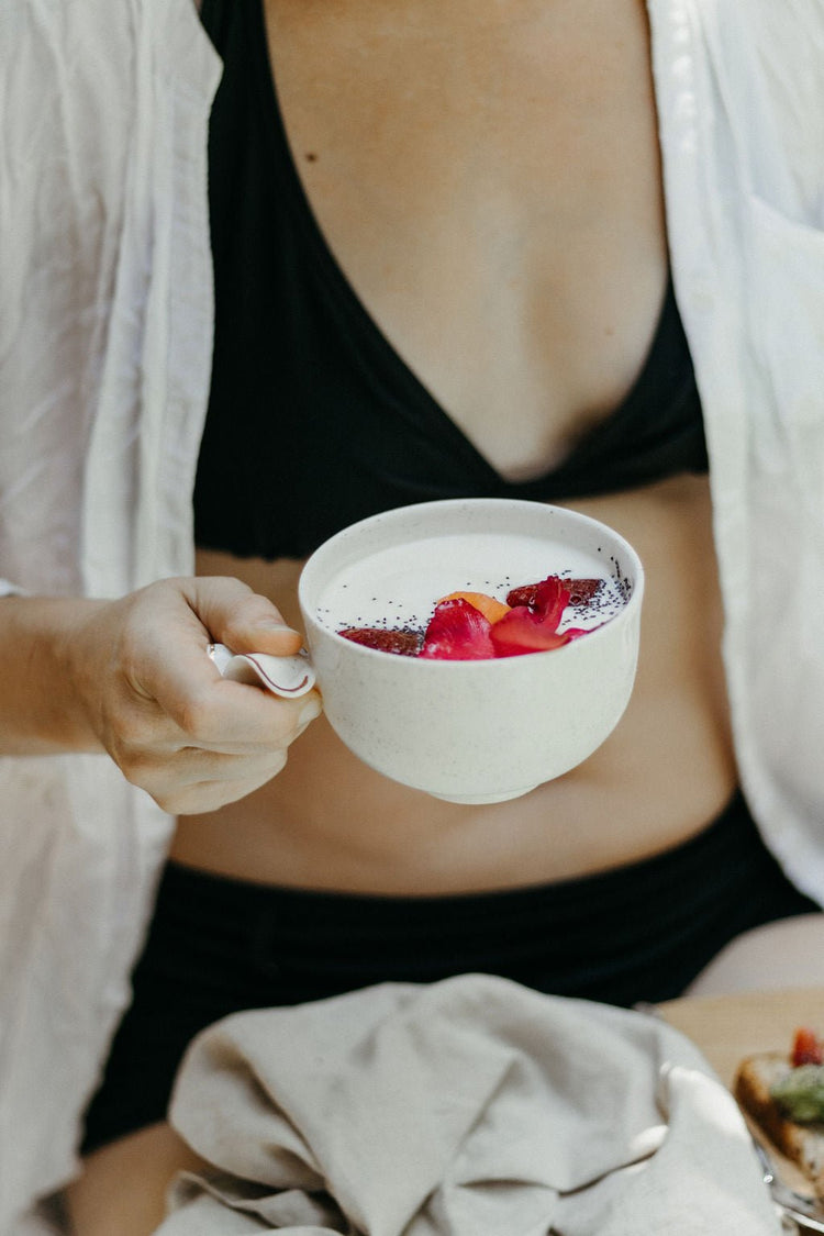 Petit bol avec froufrou doré - Goye artiste céramiste