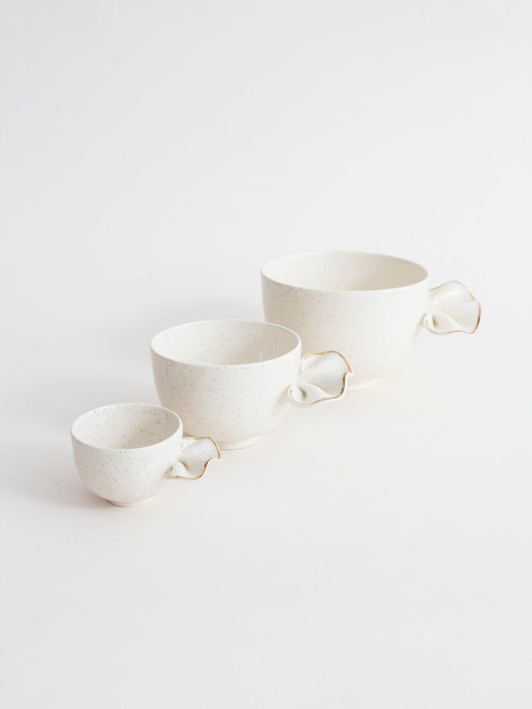 Petit bol avec froufrou doré - Goye artiste céramiste