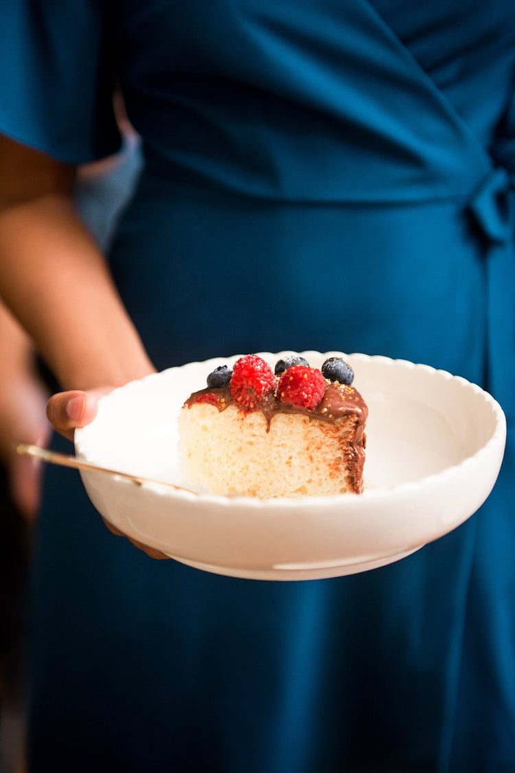 Bol repas avec bordure festonnée - Goye artiste céramiste