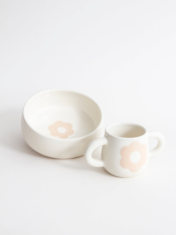 Ensemble tasse et bol pour enfant - Goye artiste céramiste
