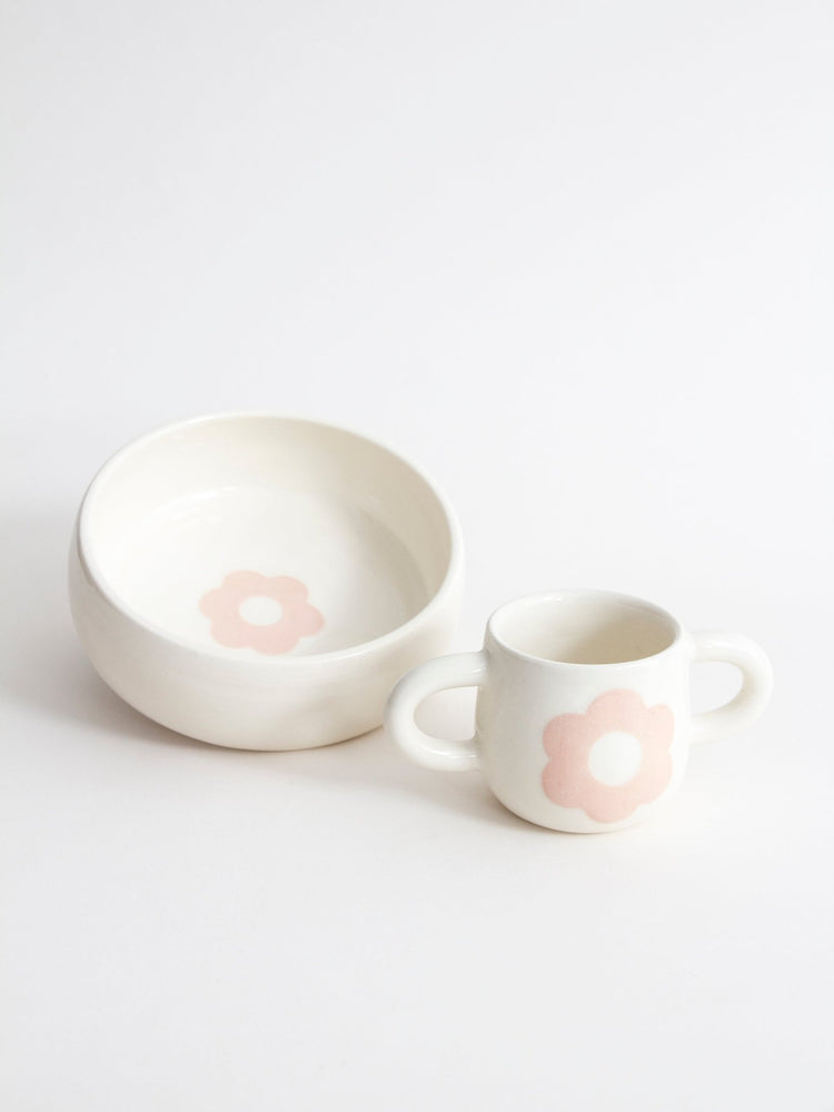 Ensemble tasse et bol pour enfant - Goye artiste céramiste