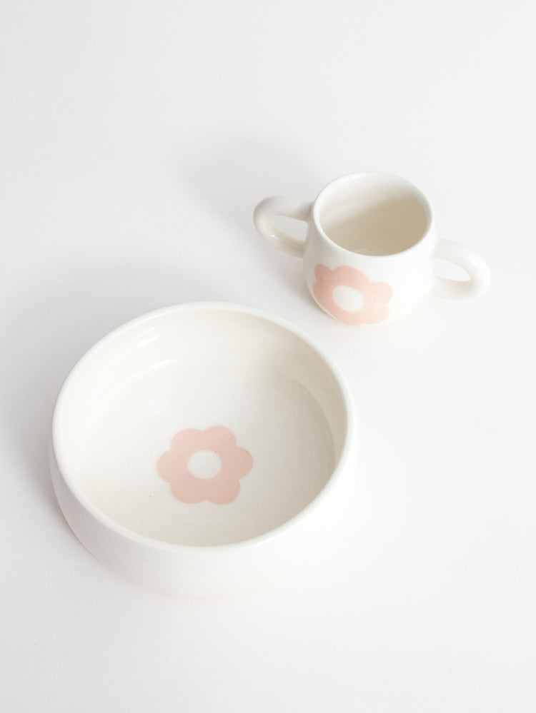 Ensemble tasse et bol pour enfant - Goye artiste céramiste