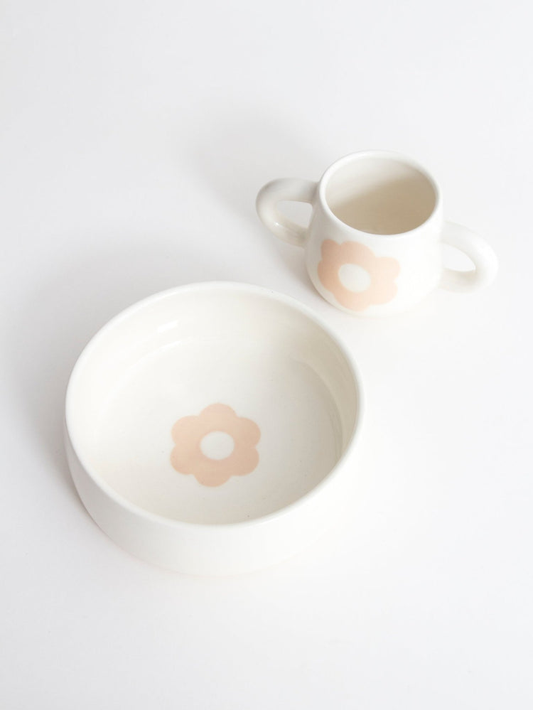 Ensemble tasse et bol pour enfant - Goye artiste céramiste