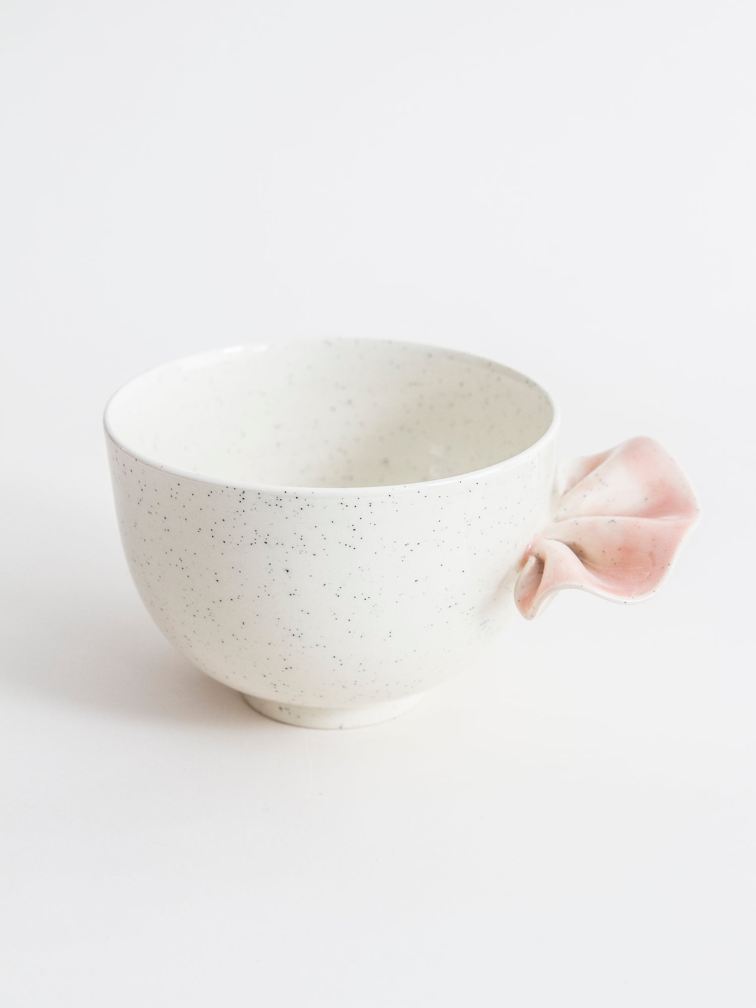Grand bol pour café latté, bol à soupe avec froufrou rose – Goye